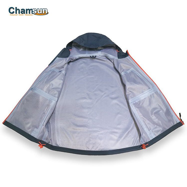 3 layer hardshell windbreaker jacket for men