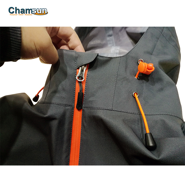 3 layer hardshell windbreaker jacket for men