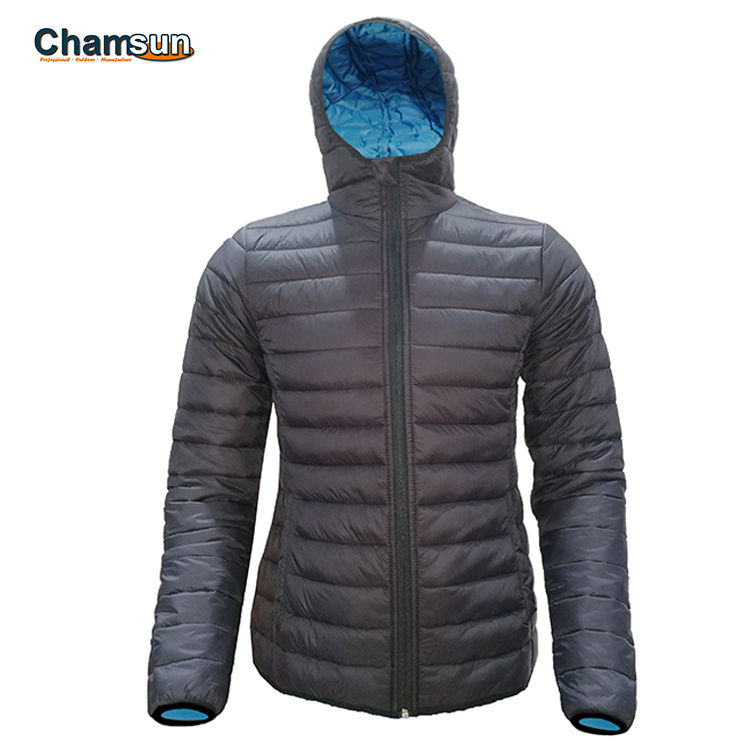 Women black lightweight padded jacket