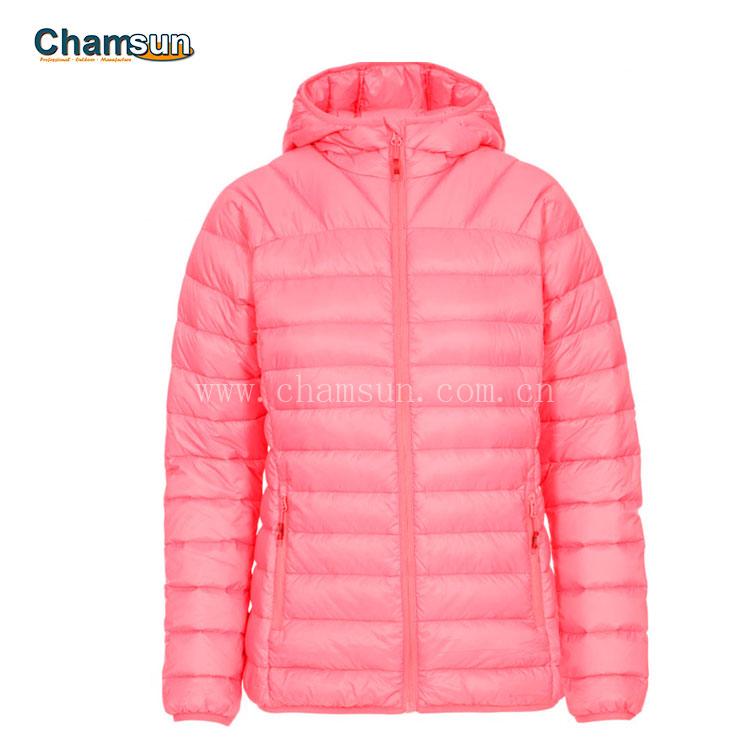 Women's new ultra light weight down jacket